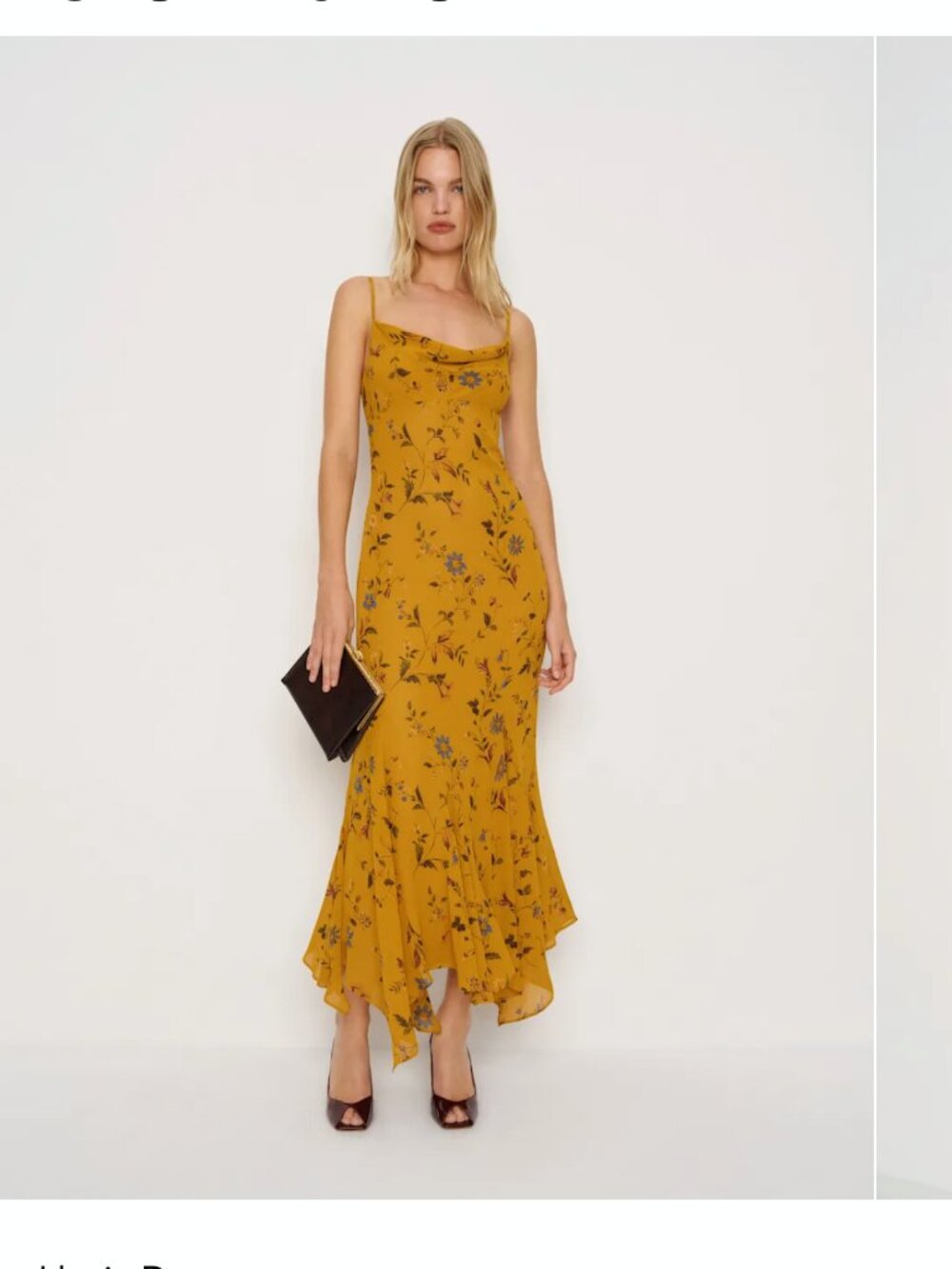 Reformation midi dress NWT